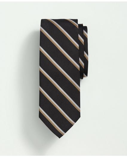 Silk Mini Rep Striped Tie