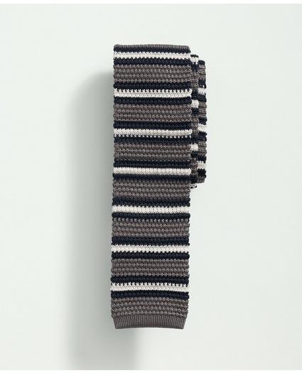 Silk Knit BB#2 Striped Tie