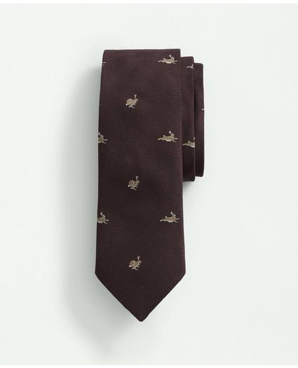 Silk Rabbit Pattern Tie