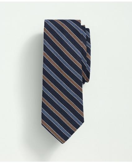 Wool Silk Framed Striped Tie