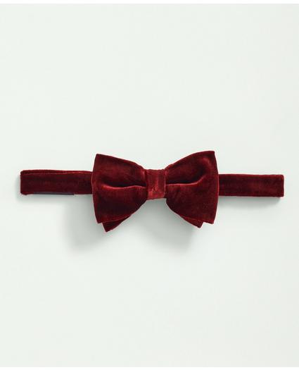 Silk Blend Velvet Bow Tie