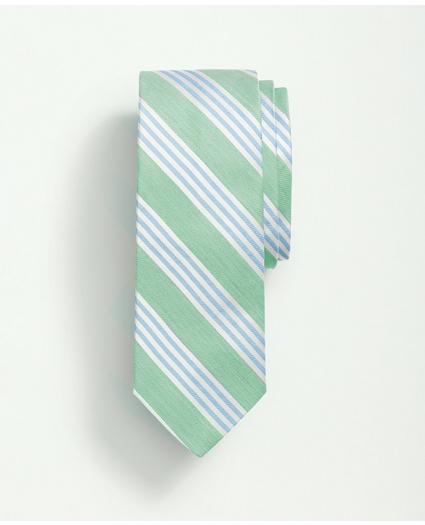 Silk Cotton Bold Triple Striped Tie