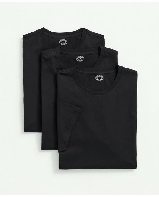 Brooks Brothers Supima Cotton V-neck Undershirt-3 Pack | Black | Size Xl