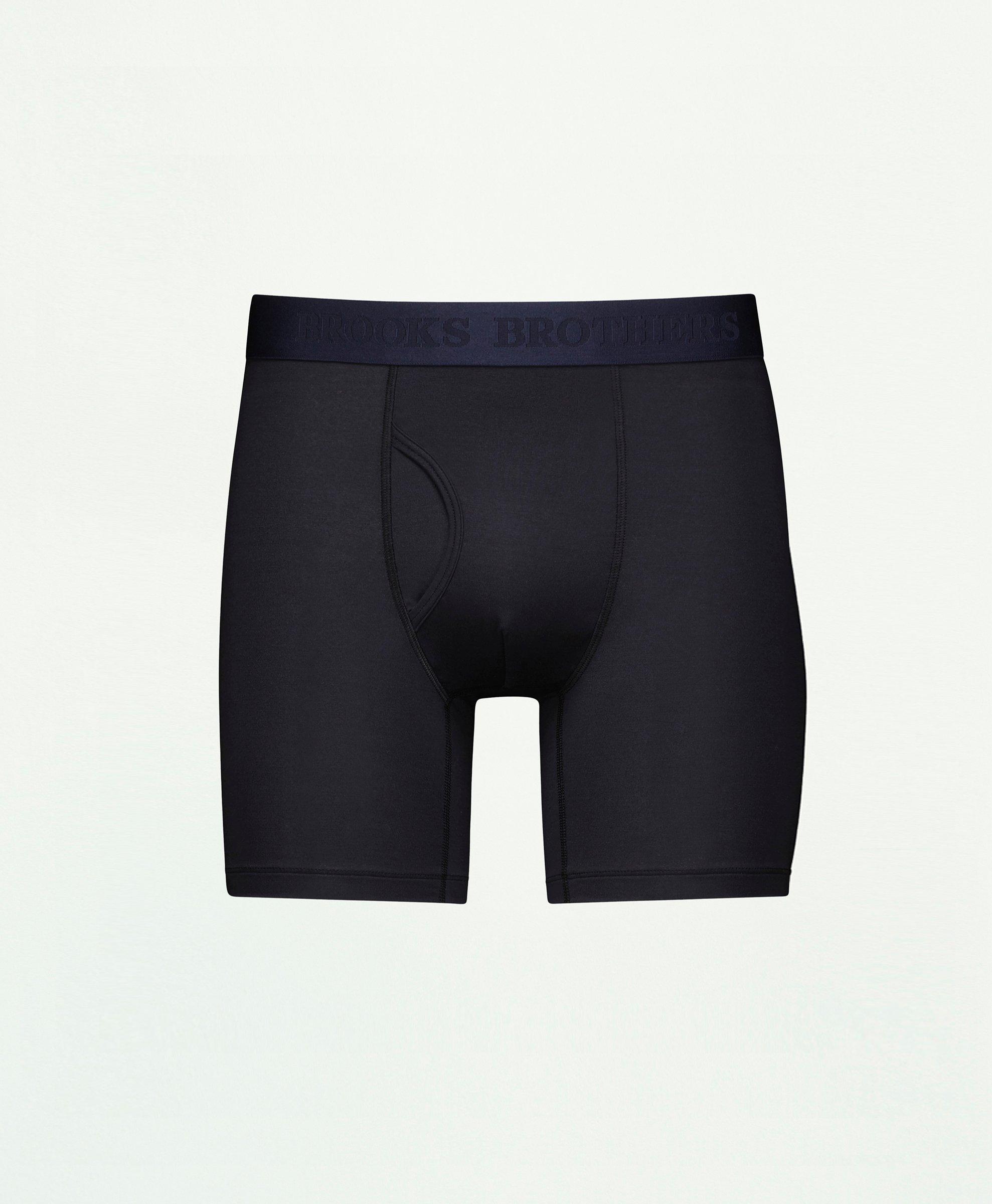 Brooks Brothers Modal Boxer Briefs | Black | Size Medium