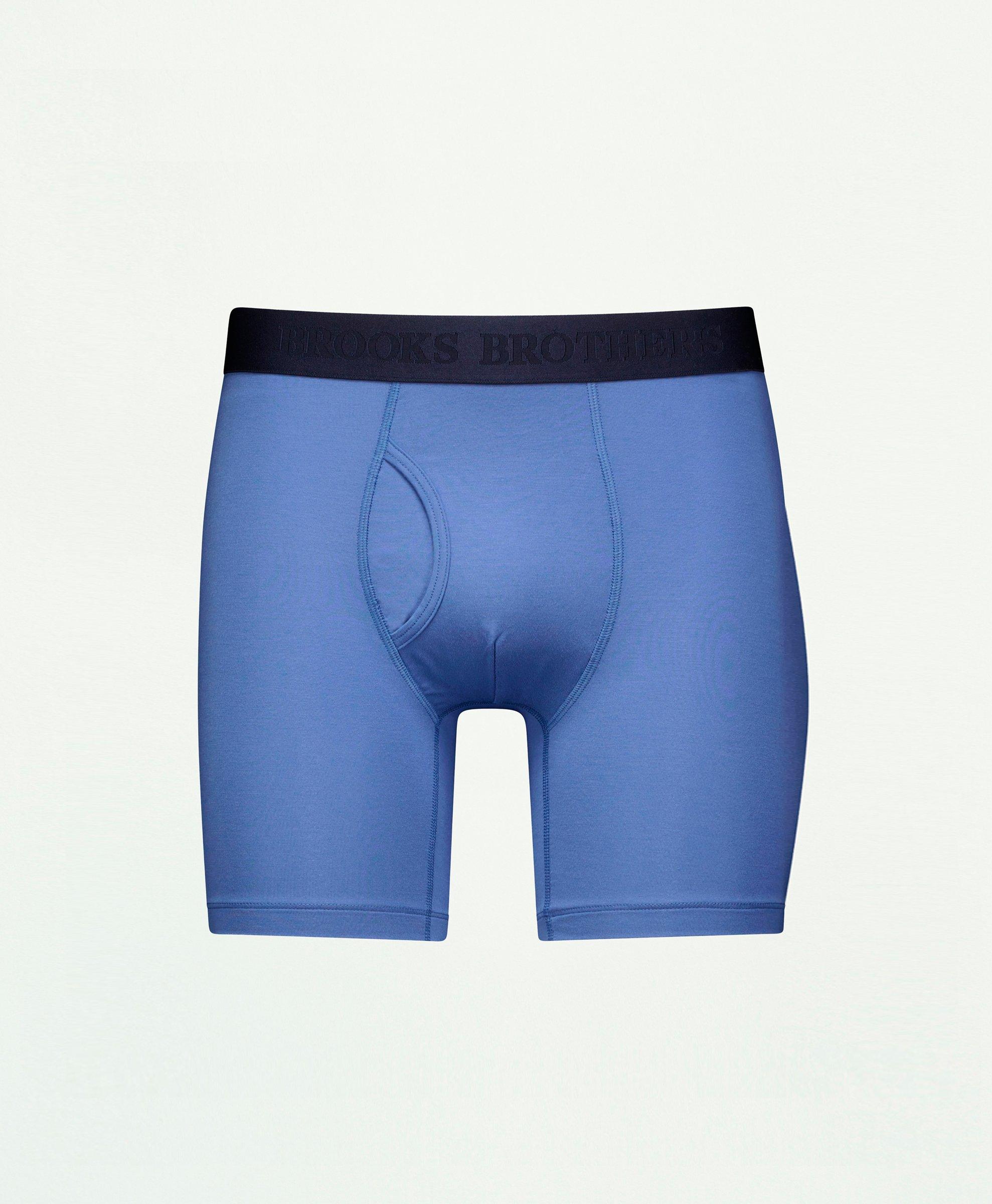 Brooks Brothers Modal Boxer Briefs | Blue | Size Medium