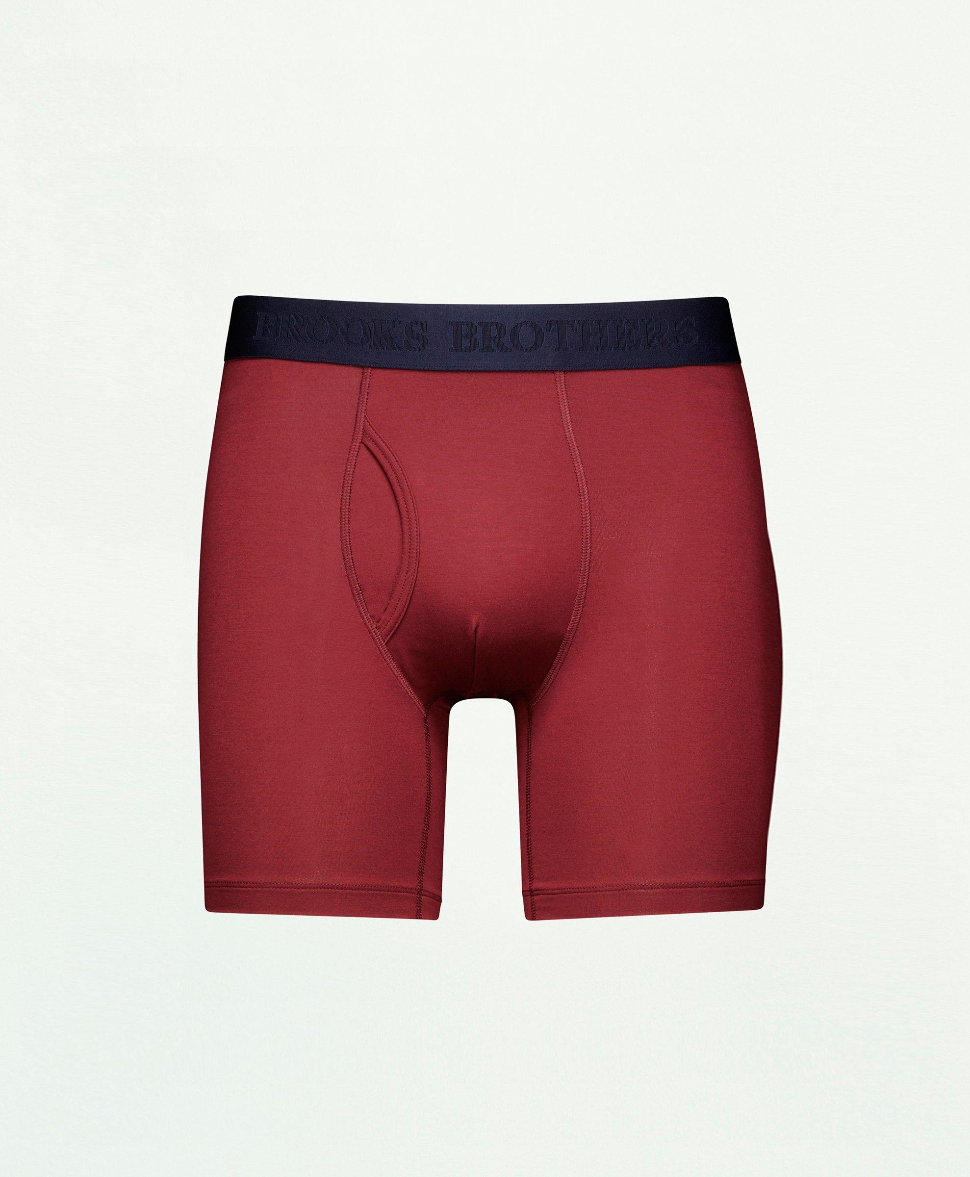 Brooks Brothers Modal Boxer Briefs | Burgundy | Size Small