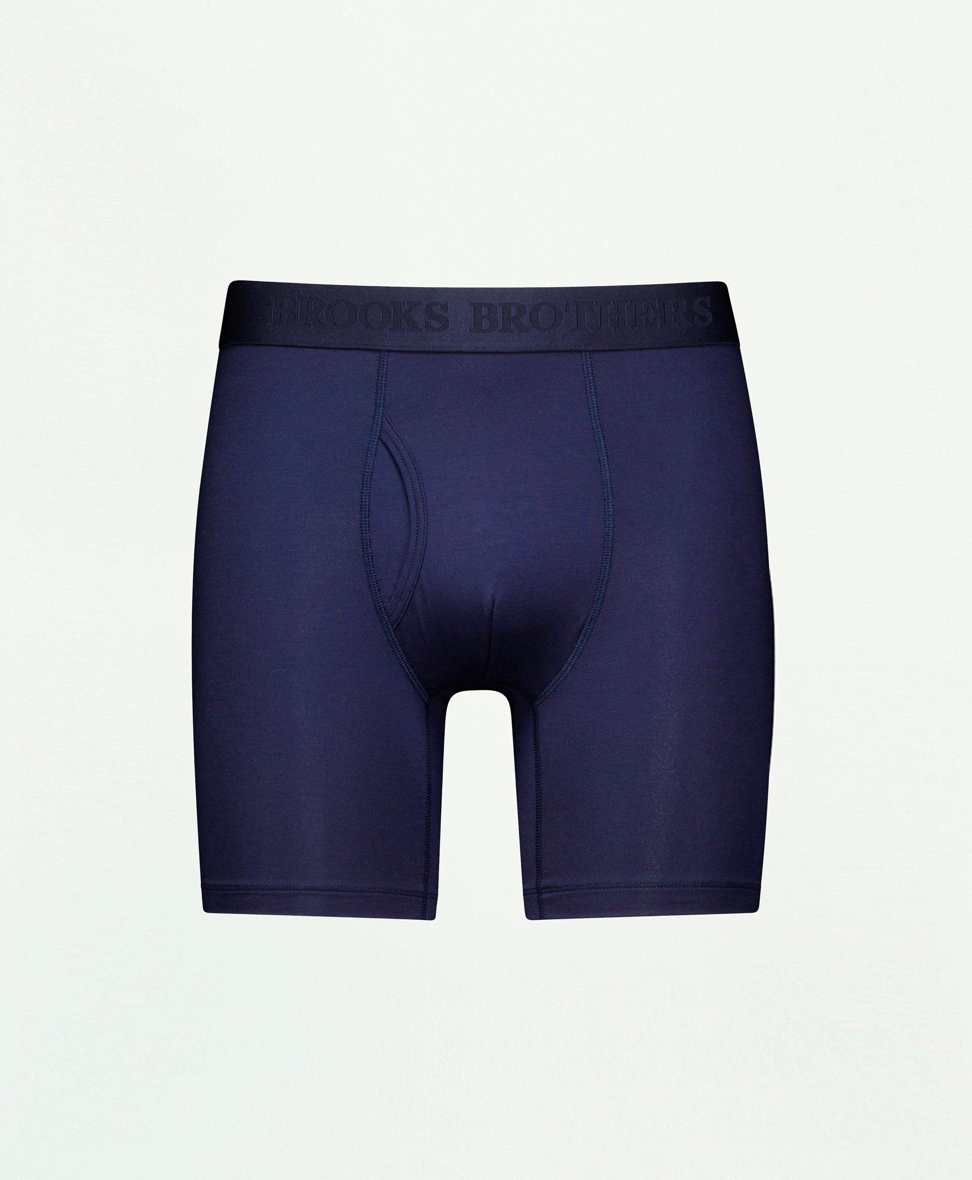 Brooks Brothers Modal Boxer Briefs In Navy