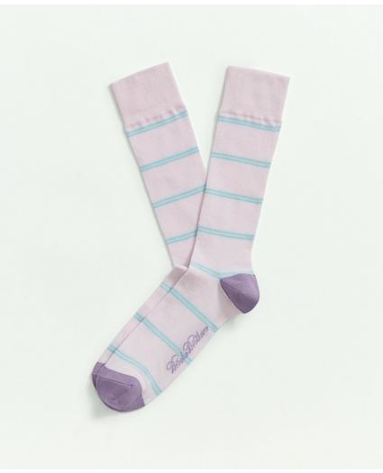 Pastel Stripe Crew Socks