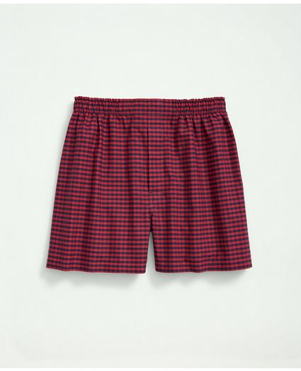 Cotton Oxford Gingham Boxers