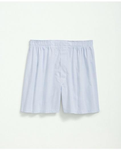Cotton Broadcloth Double Checked Boxers