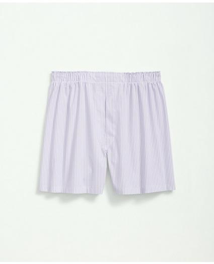 Cotton Broadcloth Striped Boxers