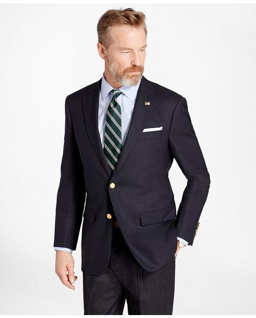 Brooks Brothers Traditional Fit Two-button 1818 Blazer | Navy | Size 48 Regular