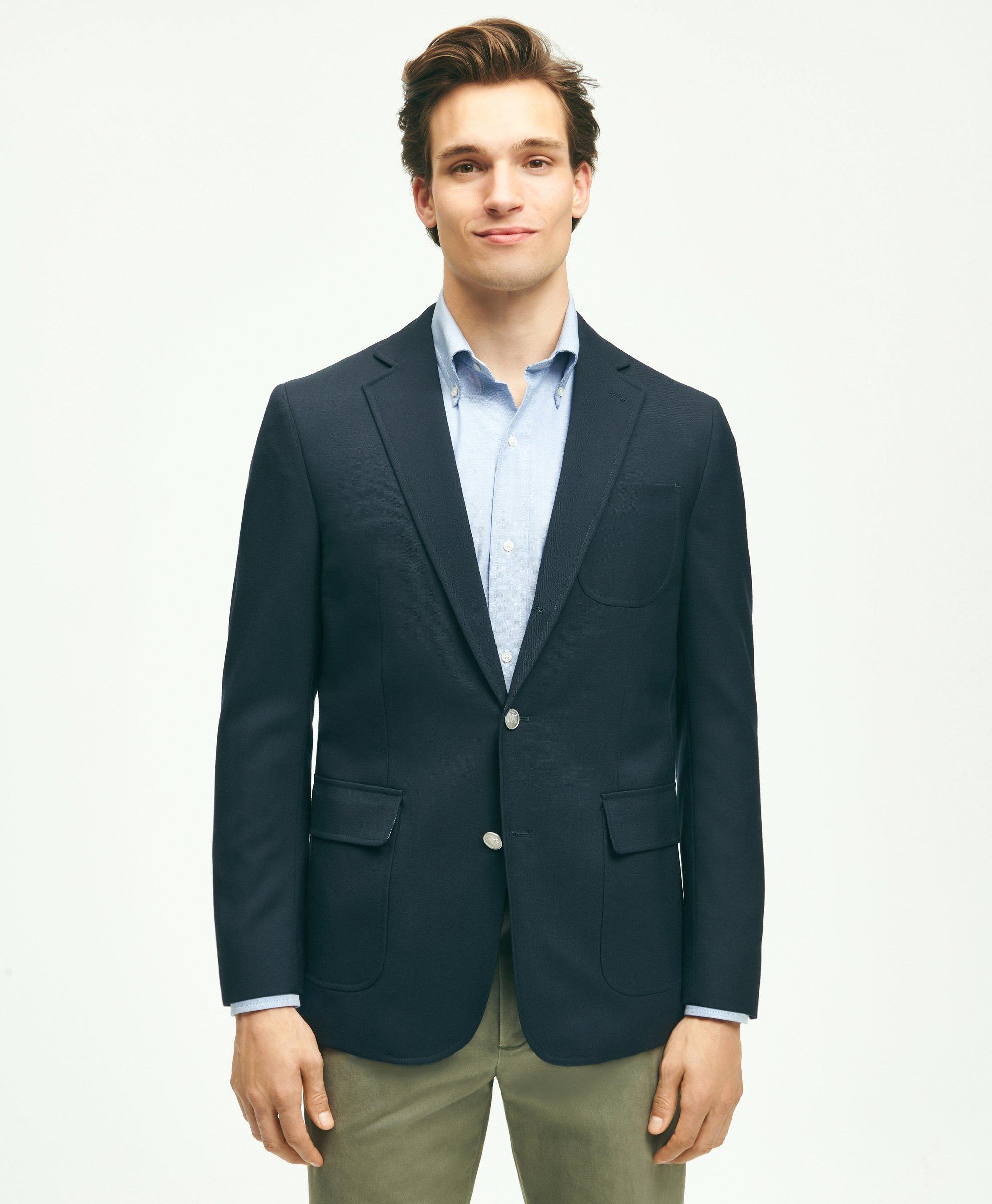 Brooks Brothers Classic Fit Wool Archive Blazer In Navy