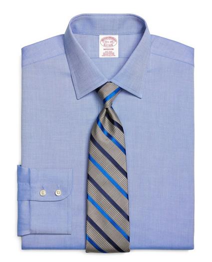 Madison Relaxed-Fit Dress Shirt, Non-Iron Royal Oxford