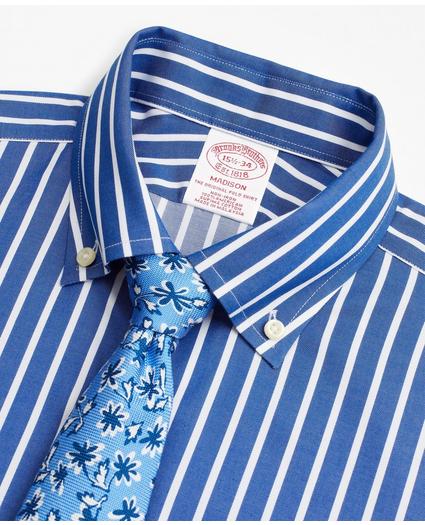 Madison Relaxed-Fit Dress Shirt, Non-Iron Bengal Stripe
