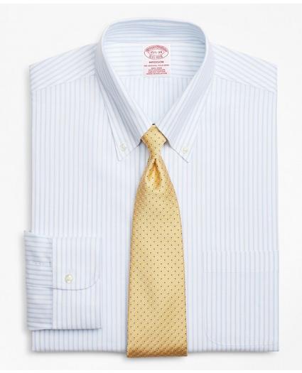 Cool Madison Relaxed-Fit Dress Shirt, Non-Iron Stripe