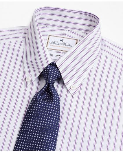 Luxury Collection Madison Relaxed-Fit Dress Shirt, Button-Down Collar Stripe