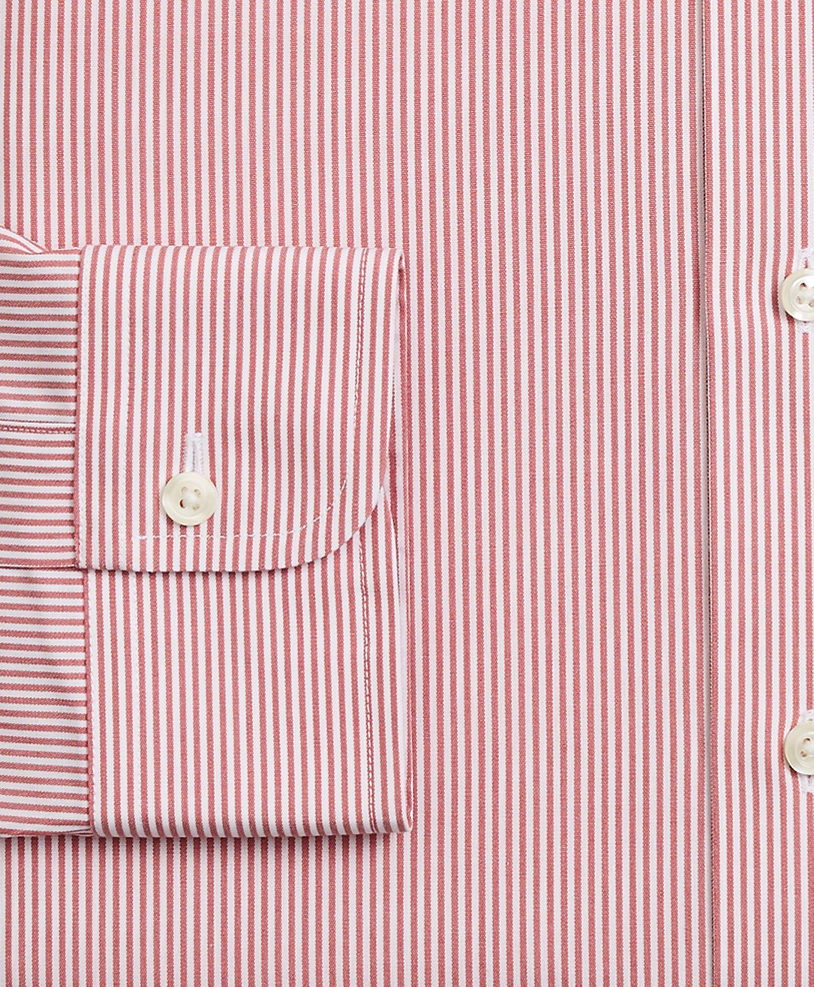 Stretch Madison Relaxed-Fit Dress Shirt, Non-Iron Stripe