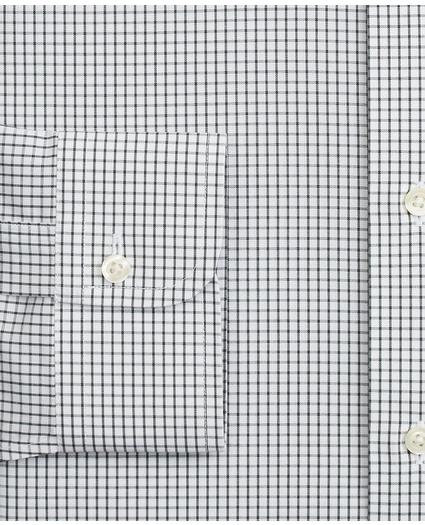Milano Slim-Fit Dress Shirt, Non-Iron Windowpane