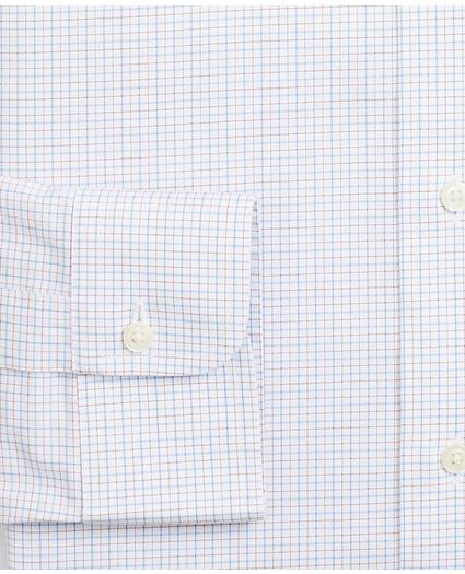 Stretch Madison Relaxed-Fit Dress Shirt, Non-Iron Grid Check