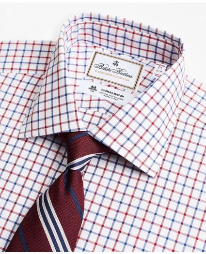 Luxury Collection Madison Relaxed-Fit Dress Shirt, Franklin Spread Collar Bold Windowpane