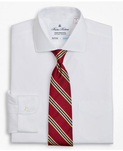 Madison Relaxed-Fit Dress Shirt, Performance Non-Iron with COOLMAX, English Spread Collar Twill