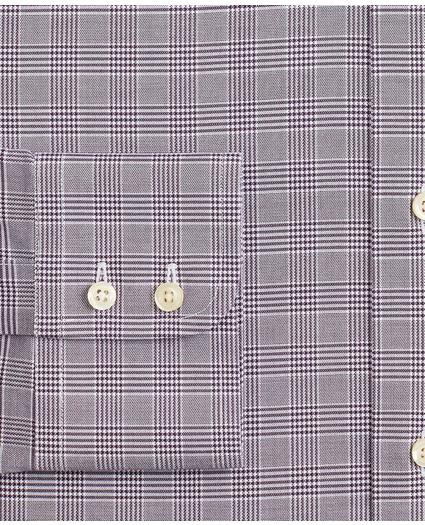 Madison Relaxed-Fit Dress Shirt, Non-Iron Royal Oxford Glen Plaid
