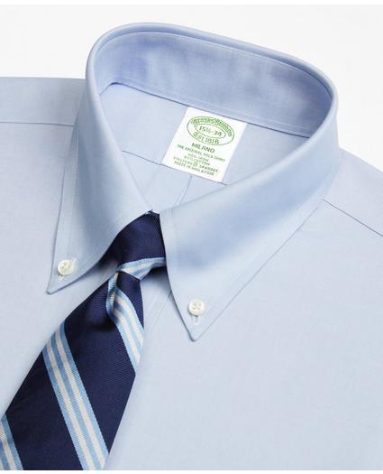 Milano Slim-Fit Dress Shirt, Non-Iron Pinpoint Button-Down Collar