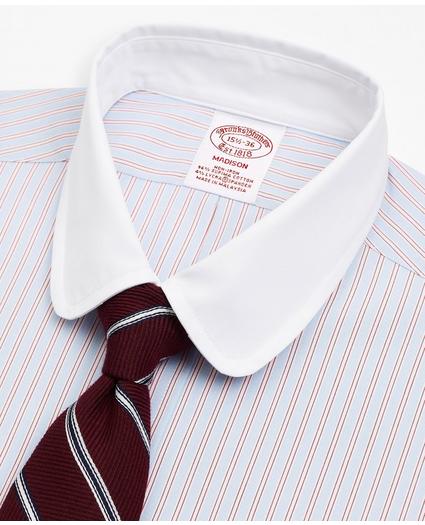 Stretch Madison Relaxed-Fit Dress Shirt, Double-Stripe