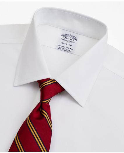 Stretch Regent Regular-Fit Dress Shirt, Non-Iron Pinpoint Ainsley Collar French Cuff Pinpoint