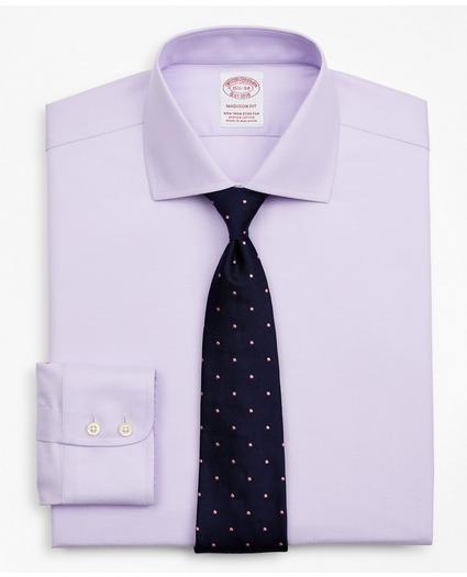 Stretch Madison Relaxed-Fit Dress Shirt, Non-Iron Twill English Collar