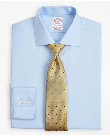 Stretch Madison Relaxed-Fit Dress Shirt, Non-Iron Twill English Collar