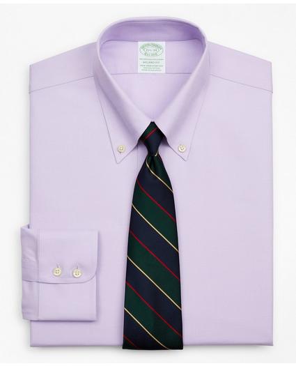 Stretch Milano Slim-Fit Dress Shirt, Non-Iron Royal Oxford Button-Down Collar