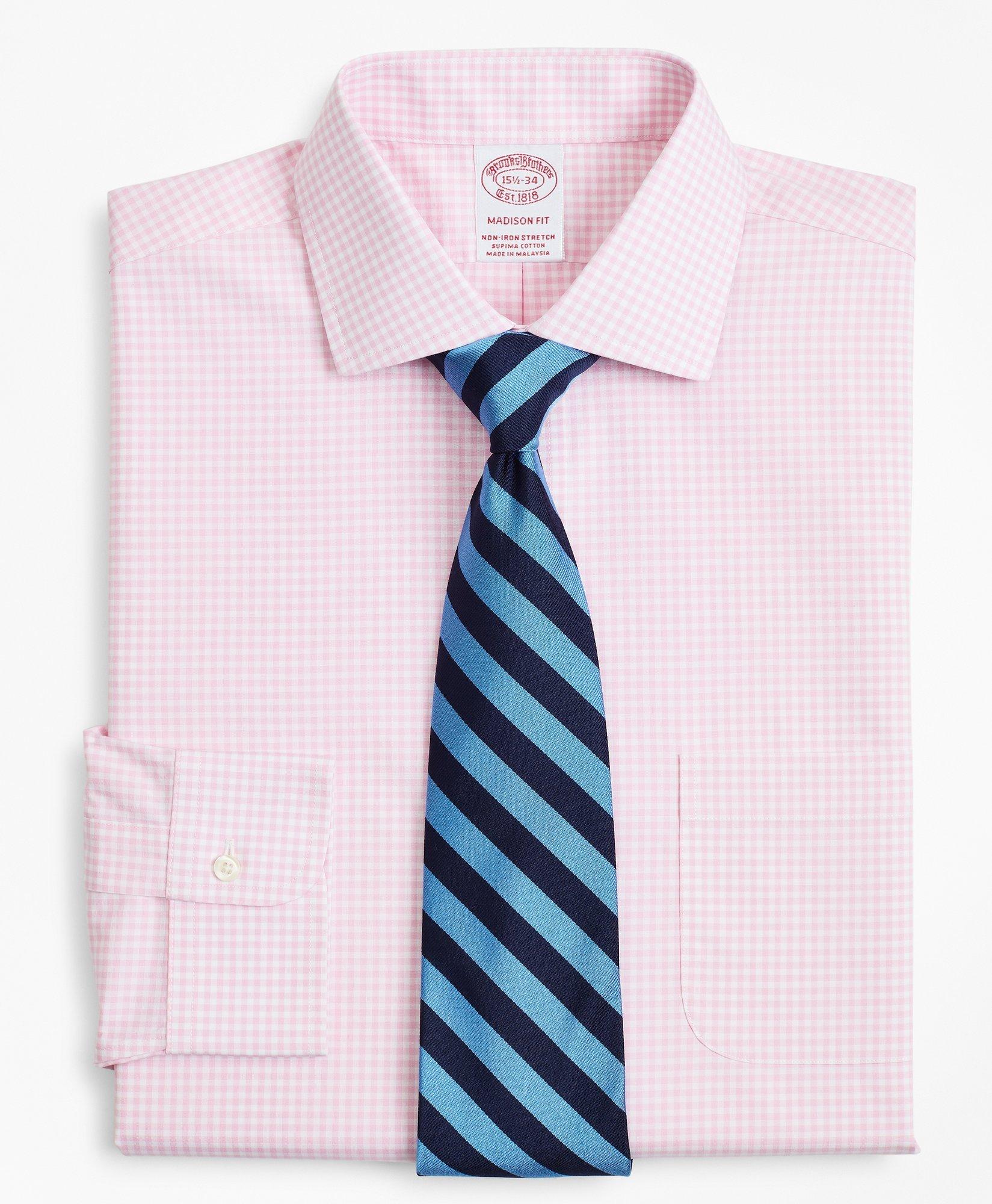 Gingham shirt and outlet tie