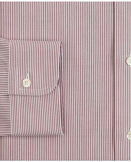 Stretch Soho Extra-Slim-Fit Dress Shirt, Non-Iron Poplin Button-Down Collar Fine Stripe