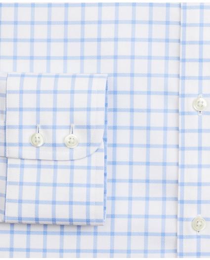 Stretch Soho Extra-Slim-Fit Dress Shirt, Non-Iron Twill Ainsley Collar Grid Check
