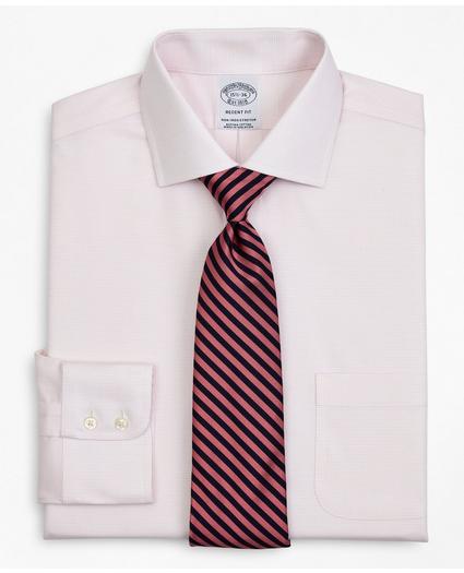 Stretch Regent Regular-Fit Dress Shirt, Non-Iron Twill English Collar Micro-Check