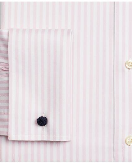Stretch Regent Regular-Fit Dress Shirt, Non-Iron Twill Ainsley Collar French Cuff Bold Stripe