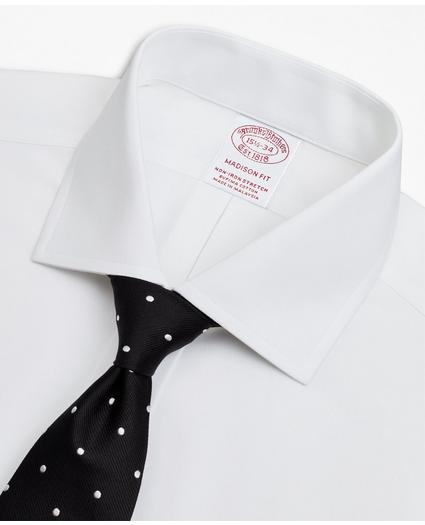 Stretch Madison Relaxed-Fit Dress Shirt, Non-Iron Poplin English Collar