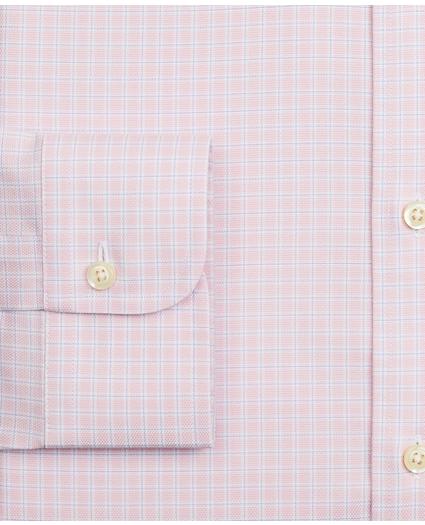 Stretch Regent Regular-Fit Dress Shirt, Non-Iron Royal Oxford Ainsley Collar Check