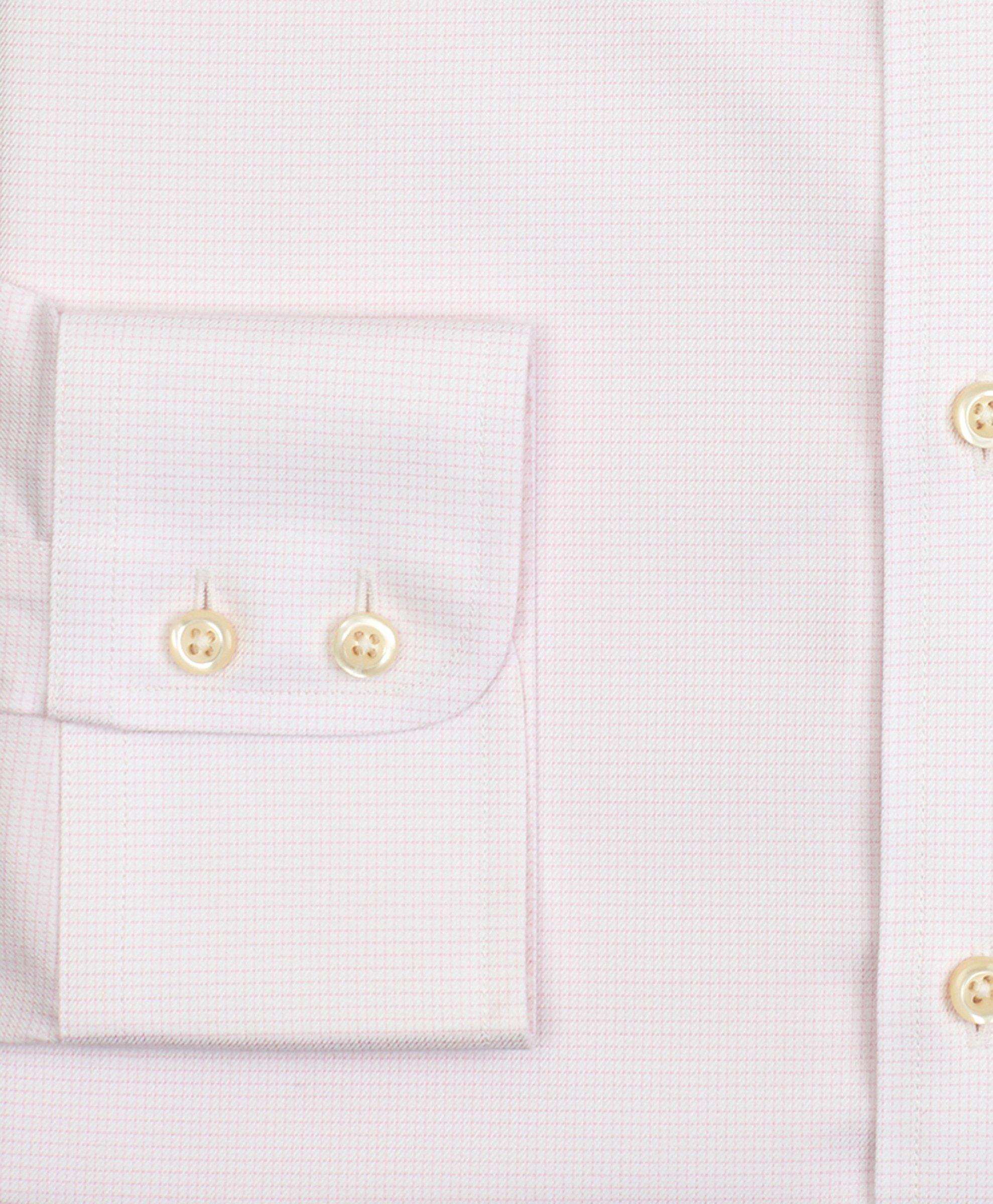 Stretch Madison Relaxed-Fit Dress Shirt, Non-Iron Twill Button-Down Collar Micro-Check