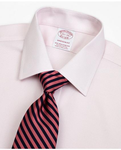 Stretch Madison Relaxed-Fit Dress Shirt, Non-Iron Twill Ainsley Collar Micro-Check