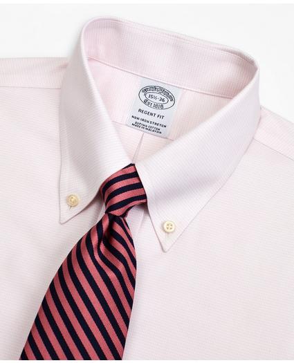 Stretch Regent Regular-Fit Dress Shirt, Non-Iron Twill Button-Down Collar Micro-Check