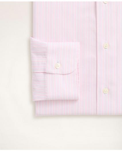 Stretch Regent Regular-Fit Dress Shirt, Non-Iron Royal Oxford Ainsley Collar Stripe