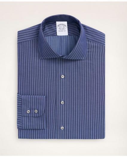 Regent Regular-Fit Dress Shirt, Dobby English Collar Stripe