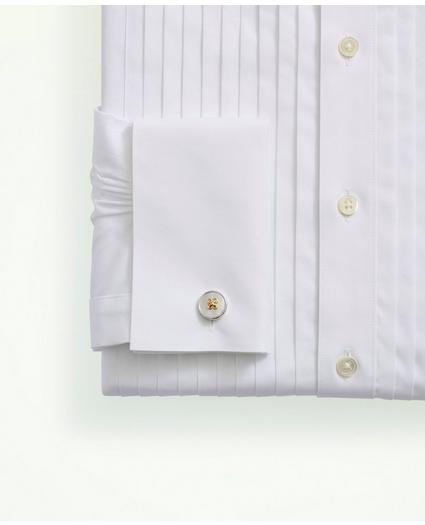 Milano Slim-Fit Ten-Pleat Broadcloth English Collar Tuxedo Shirt