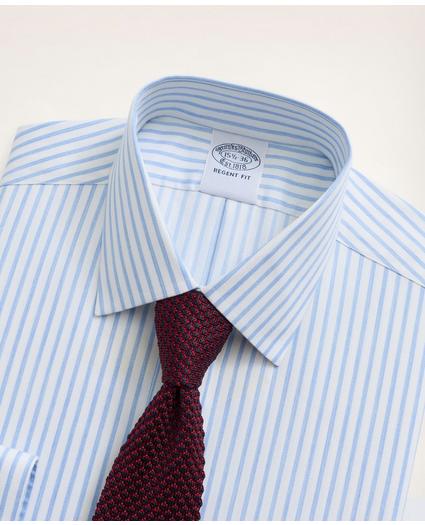 Stretch Regent Regular-Fit Dress Shirt, Non-Iron Twill Stripe Ainsley Collar