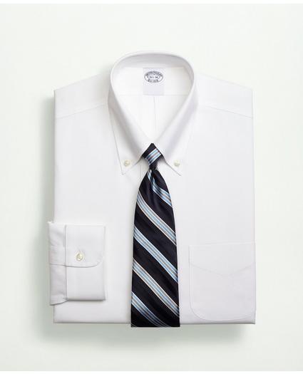Stretch Supima Cotton Non-Iron Pinpoint Oxford Button-Down Collar Dress Shirt