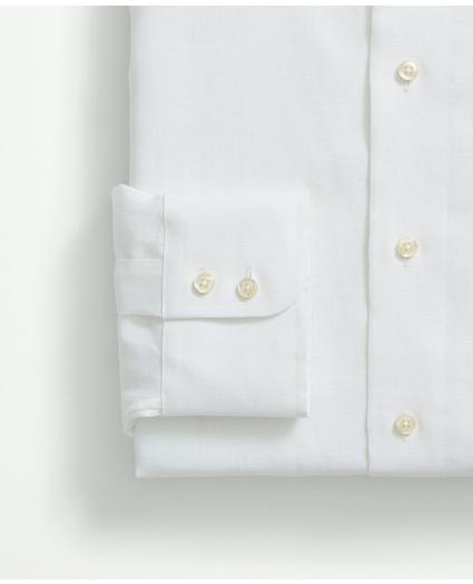 X Thomas Mason Linen Poplin English Spread Collar