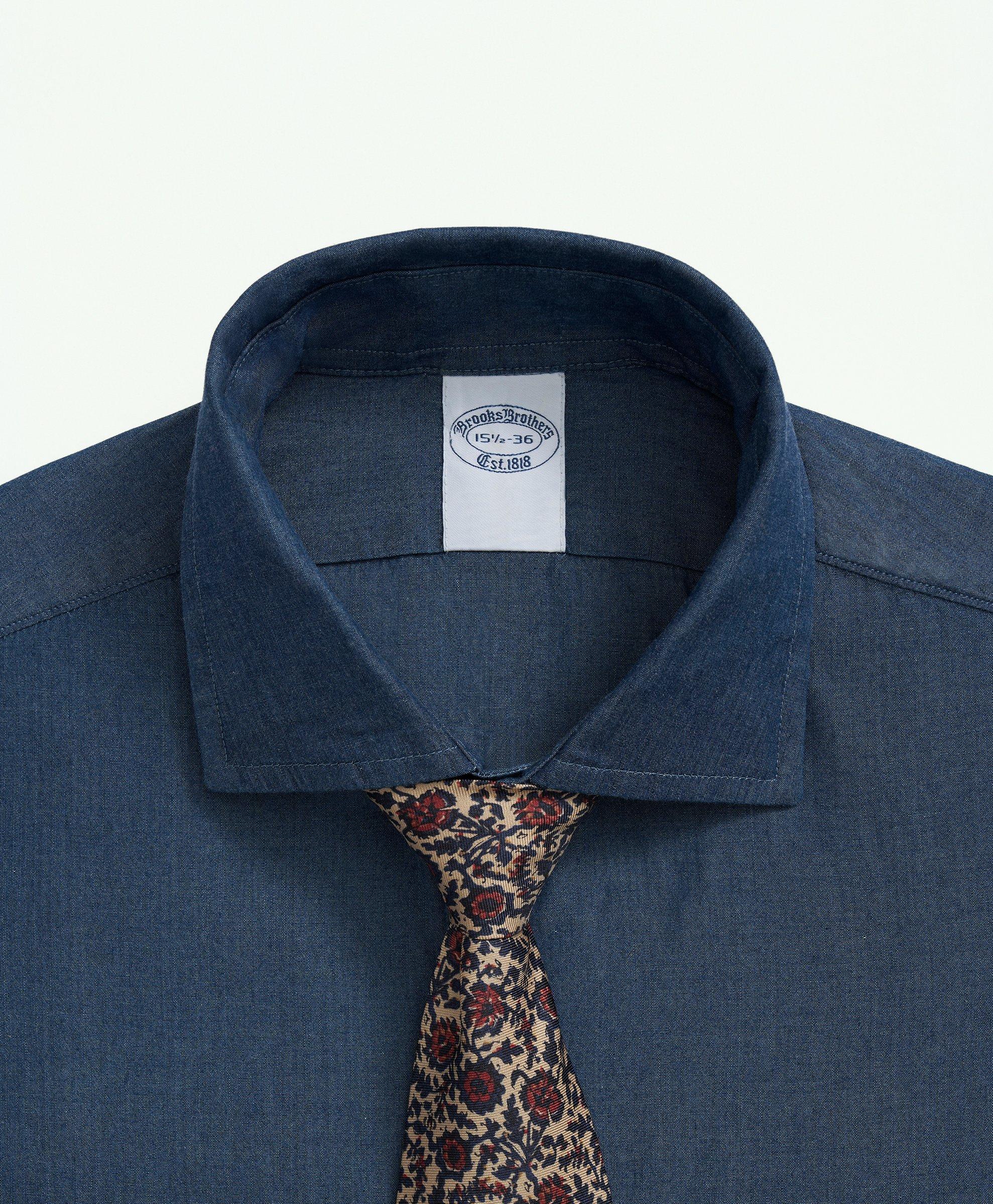 Londyn Bracelet Sleeve Chambray Shirt
